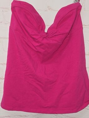 torrid Strapless Twist-Front Camisole  Hot Pink Size 2x NWT